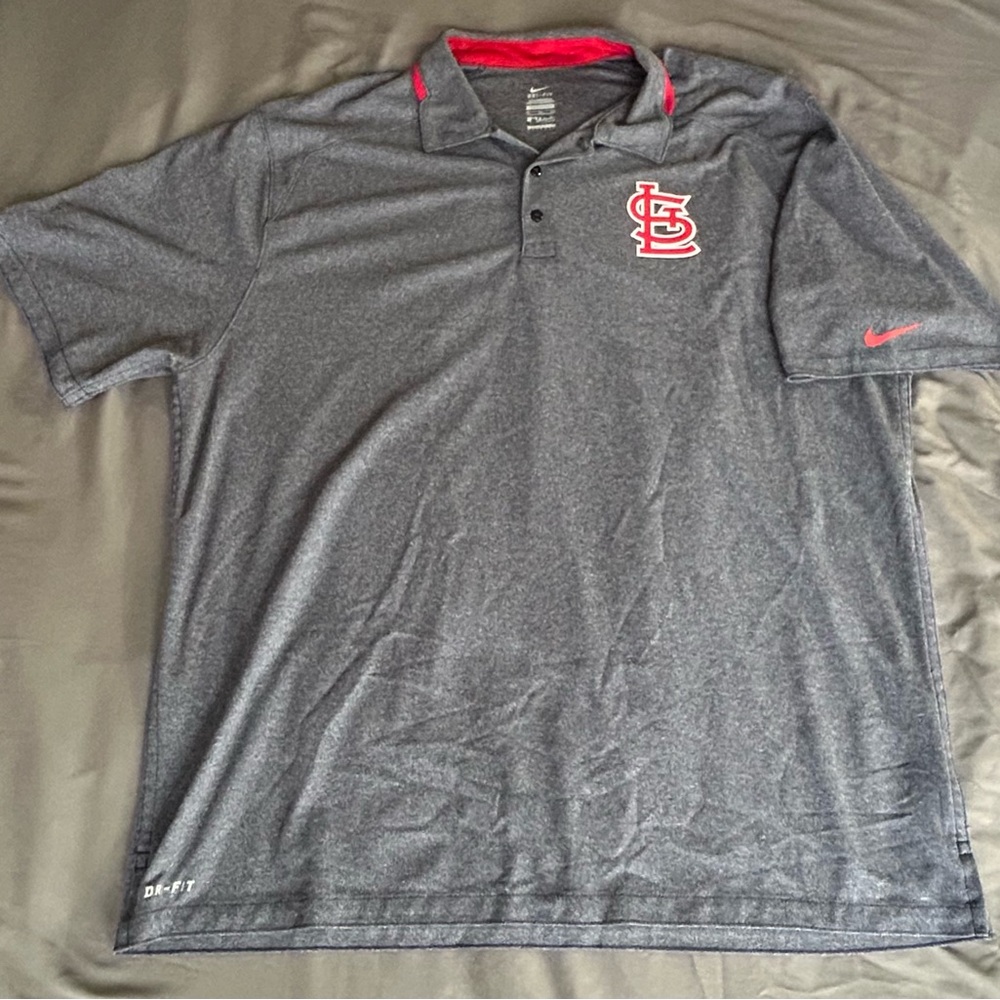 Nike Dri-Fit Men's XL St Louis Cardinals MLB Authentic Collection Polo Shirt